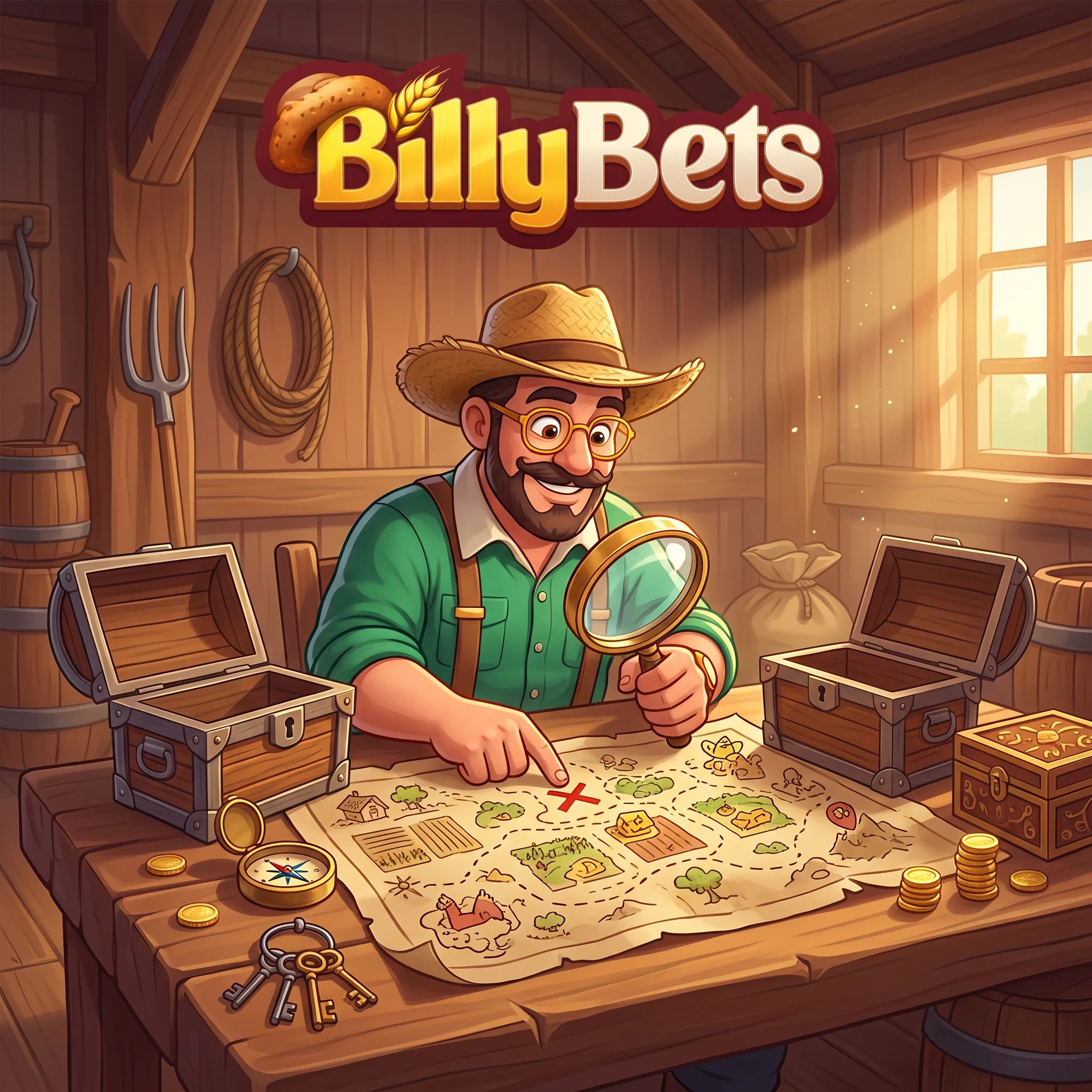 BillyBets casino treasure map